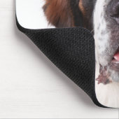 Love Saint Bernard Puppy Dog Mousepad Muismat (Hoek)