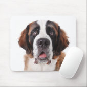 Love Saint Bernard Puppy Dog Mousepad Muismat (Met muis)