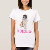 Love Saint Bernard Puppy Dog T-Shirt (Voorkant)
