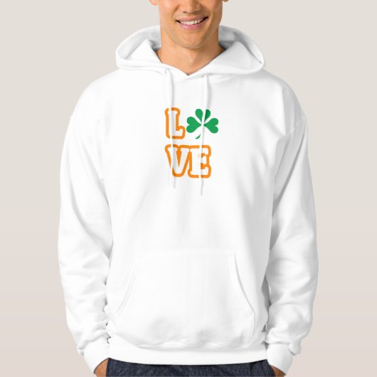 "LOVE" (SAINT PATRICK'S EDITION) Hoodie (Voorkant)