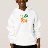 "LOVE" (SAINT PATRICK'S EDITION) Pullover Hoodie (Voorkant)
