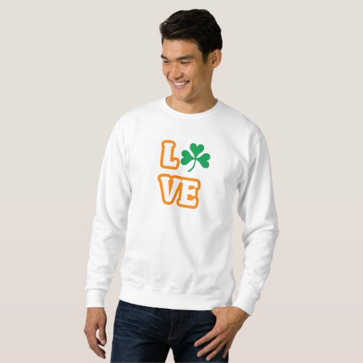 "LOVE" (SAINT PATRICK'S EDITION) Sweatshirt (Voorkant volledig)