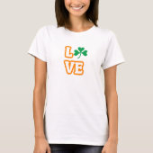 "LOVE" (SAINT PATRICK'S EDITION) T-shirt voor vrou (Voorkant)
