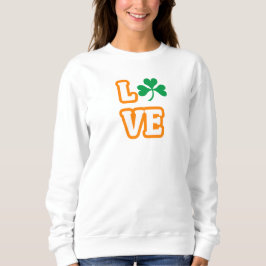"LOVE" (SAINT PATRICK'S EDITION) Vrouwen Sweatshir Trui