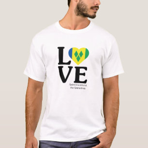 Love Saint Vincent en de Grenadines T-shirt