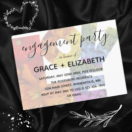 LOVE Same-Sex Wedding Engagement Party Kaart