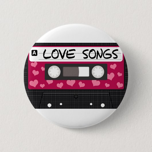 Love Sames Tape Ronde Button 5,7 Cm (Voorkant)