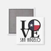 LOVE San Angelo Magneet (Voorkant / Achterkant)