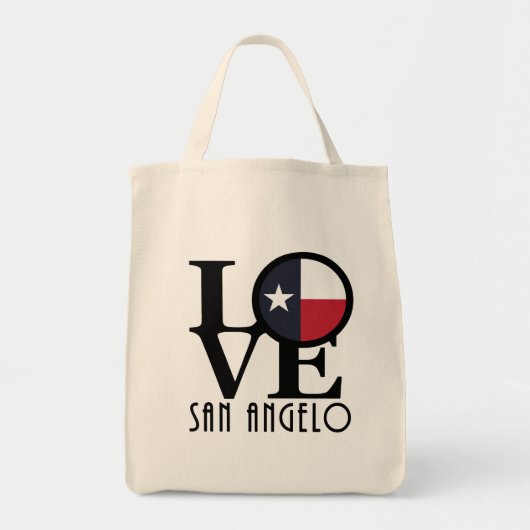 LOVE San Angelo Tote Bag (Voorkant)