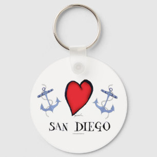 love san diego sleutelhanger