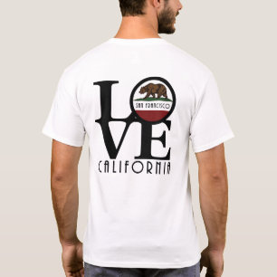 LOVE San Francisco (achterafdruk) T-shirt