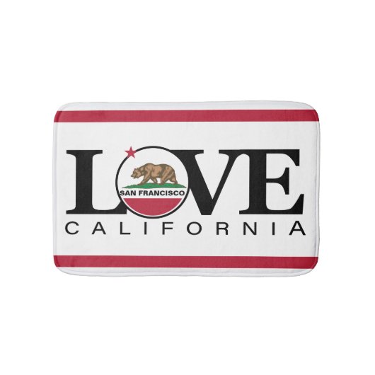 LOVE San Francisco Bath Mat (Voorkant)