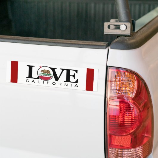 LOVE San Francisco Bumpersticker (Op Truck)