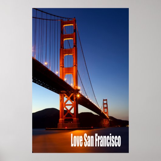 Love San Francisco Poster (Voorkant)