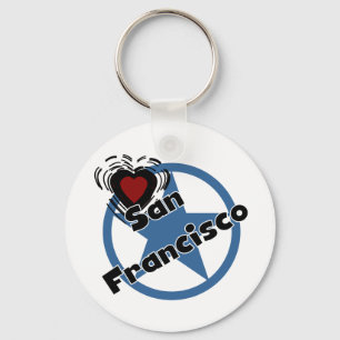 Love San Francisco Sleutelhanger