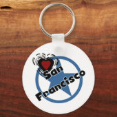 Love San Francisco Sleutelhanger (Voorkant)