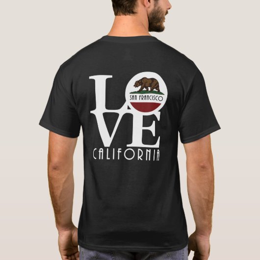 LOVE San Francisco T-shirt (Achterkant)