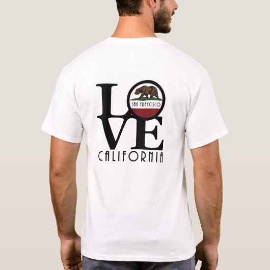 LOVE San Francisco T-shirt (Achterkant)