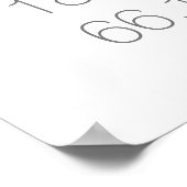 Love San Juan Latitude Longitude Poster (Hoek)