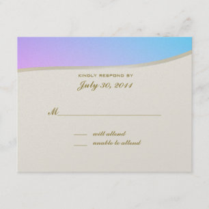 Love Sangen Bat Mitzvah/Response Card RSVP Kaartje