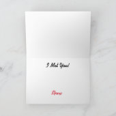 Love Sangen Valentijnsdag Card Kaart (Binnen)