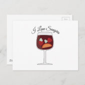 Love Sangria Briefkaart (Voorkant / Achterkant)