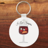 Love Sangria Sleutelhanger (Voorkant)