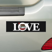 LOVE Santa Cruz Bumpersticker (Op auto)