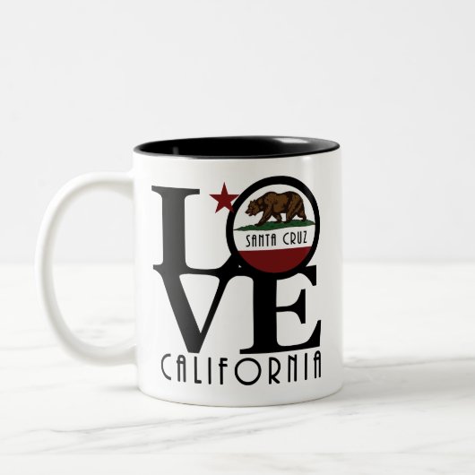 LOVE Santa Cruz Coffee Mok 11oz (Links)