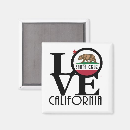 LOVE Santa Cruz Magneet (Voorkant / Achterkant)