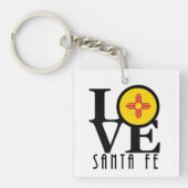 LOVE Santa Fe New Mexico Sleutelhanger (voorkant)