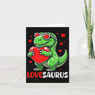 Love Saurus Schattige T-rex Zonnebrillen Harten Va Kaart