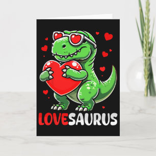 Love Saurus Schattige T-rex Zonnige Hartjes Valent Kaart