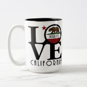 LOVE Sausalito 15oz Tweekleurige Koffiemok (Links)