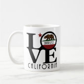 LOVE Sausalito CA 11oz Koffiemok (Links)