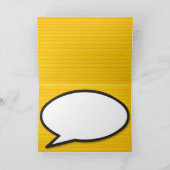 LOVE Save the Date Leuk Retro Strip Pop Art Aankondiging (Binnen)