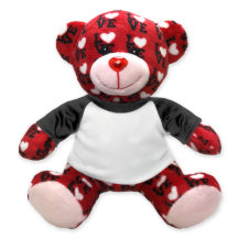 Love Schattig Red Hearts Stuffed Teddy Bear