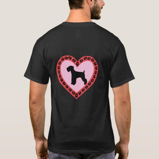 Love Schnauzers T-shirt (Achterkant)