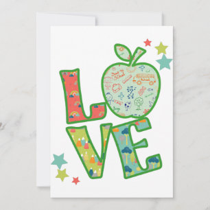 Love School Apple, teruggetrokken naar school Kaart