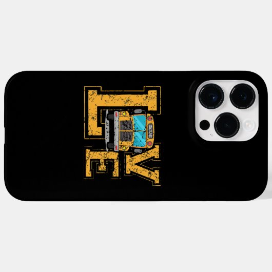 Love School Bus Driver Case-Mate iPhone Case (Achterkant (horizontaal))