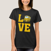 Love School Bus Driver Kinder voor Busdriver Appre T-shirt (Voorkant)