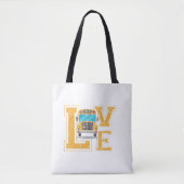 Love School Bus Driver Tote Bag (Voorkant)