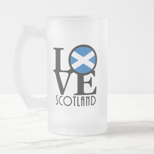 LOVE Schotland Matglas Bierpul (Links)