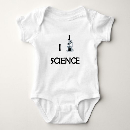 Love Science Microscope Romper (Voorkant)