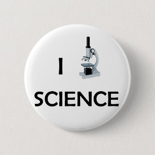 Love Science Microscope Ronde Button 5,7 Cm
