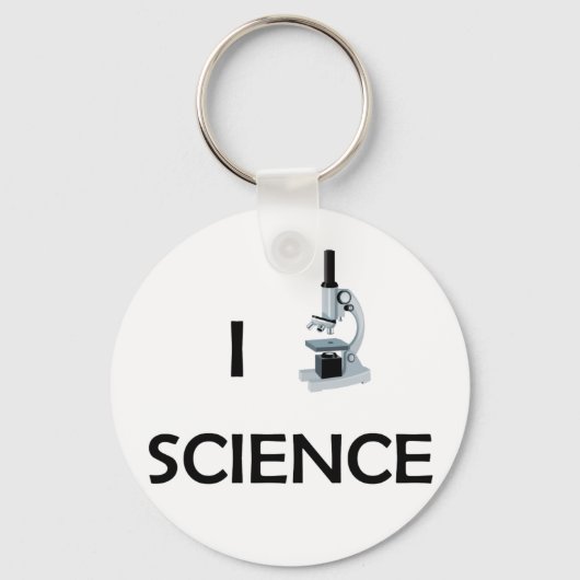 Love Science Microscope Sleutelhanger (Voorkant)