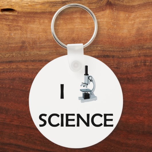 Love Science Microscope Sleutelhanger (Voorkant)