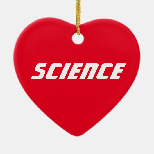 Love "Science" - Ornament (Voorkant)
