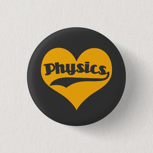 Love Science Physics Ronde Button 3,2 Cm (Voorkant)