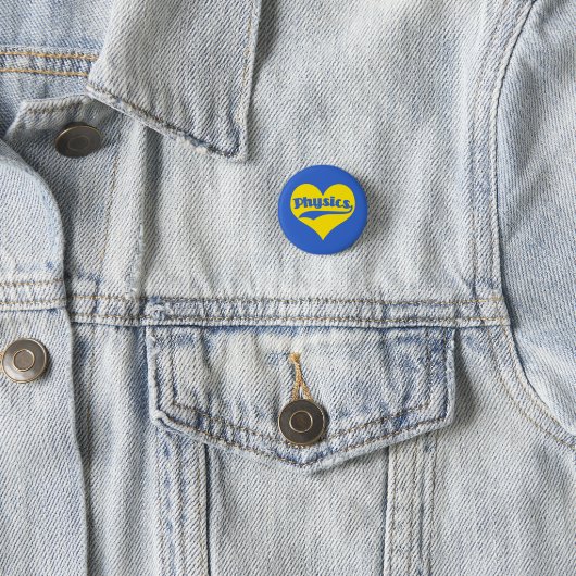 Love Science Physics Ronde Button 3,2 Cm (In situ)